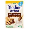 BLEDINA Blédine céréales en poudre blé et cacao dès 6 mois 400g