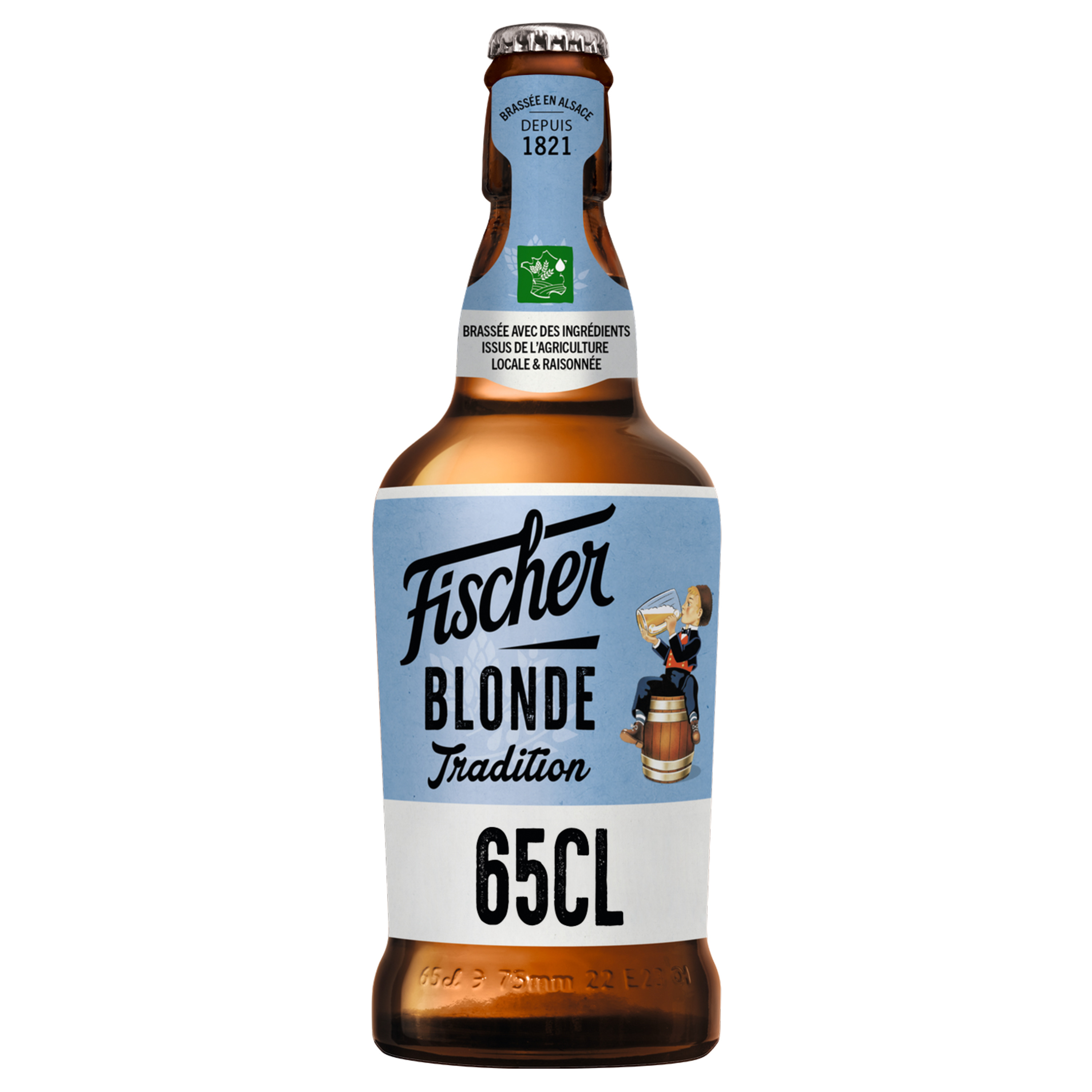 Bière artisanale blonde : L'Etoile Bleue - Envies d'Alsace