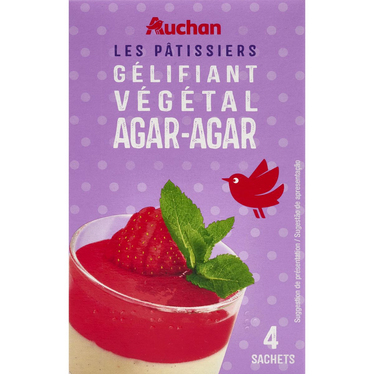 Agar-agar bio - Auchan - 0.008 kg