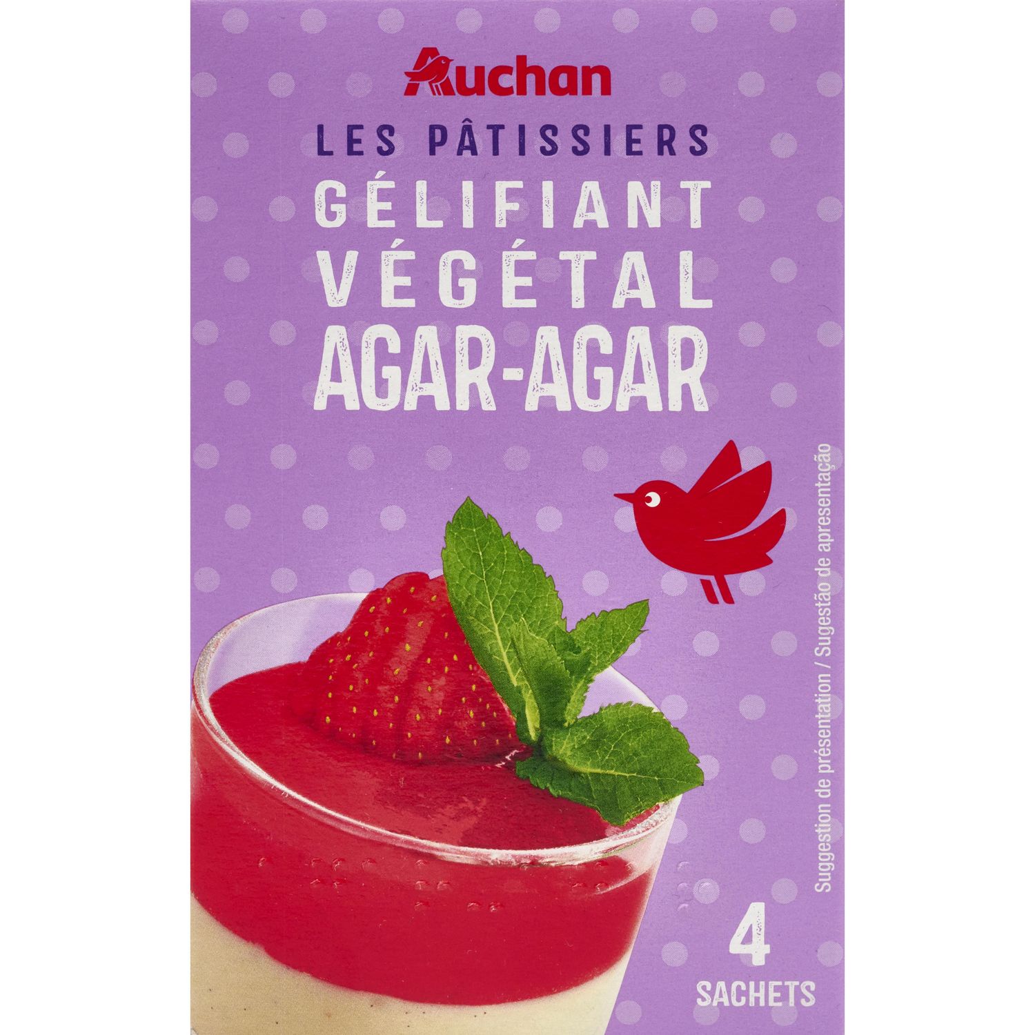 Agar agar en poudre bio - Etui 5 sachets de 4g