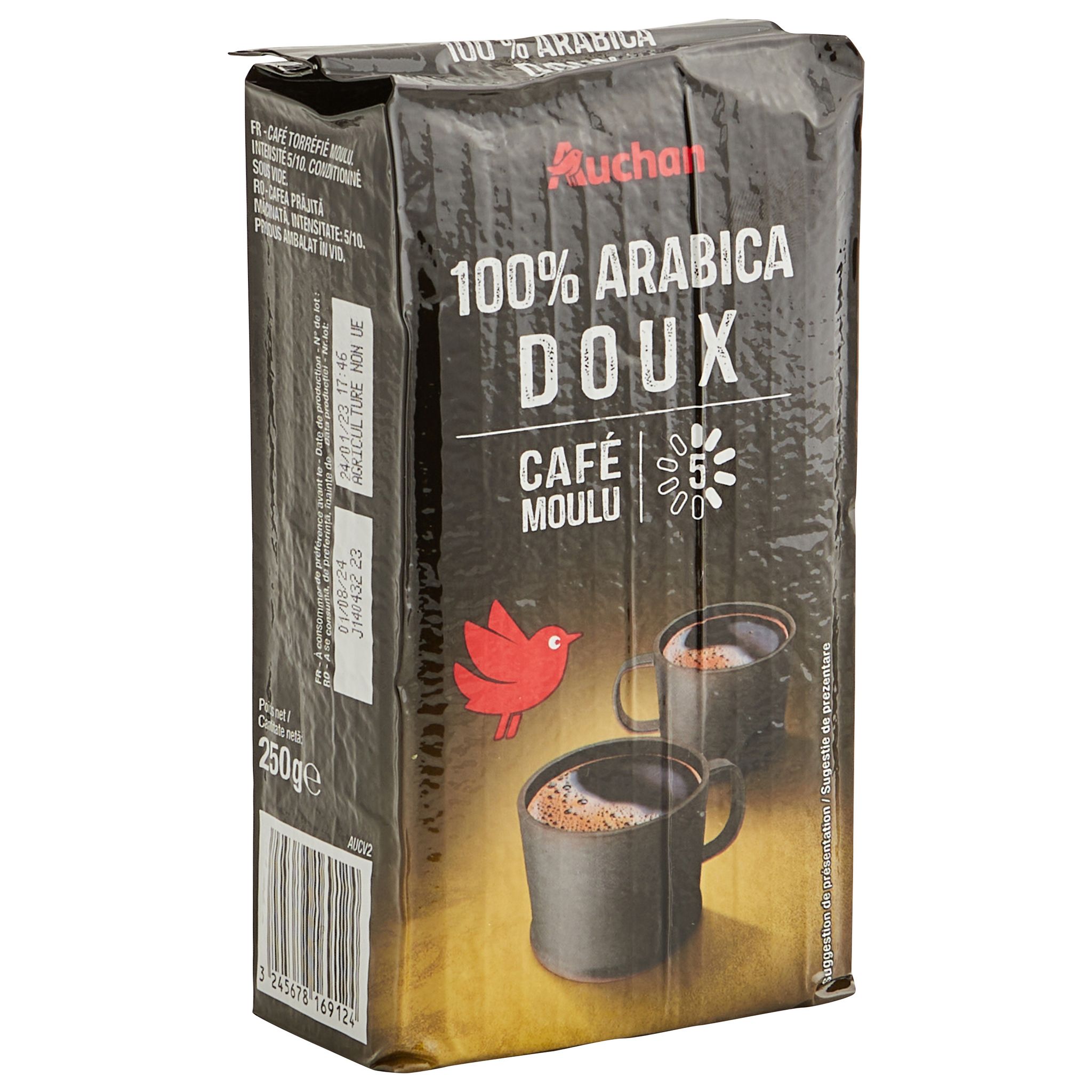 PROMO 1KG L'OR Café moulu doux intensité 5 - 100% arabica 4 x 250 g