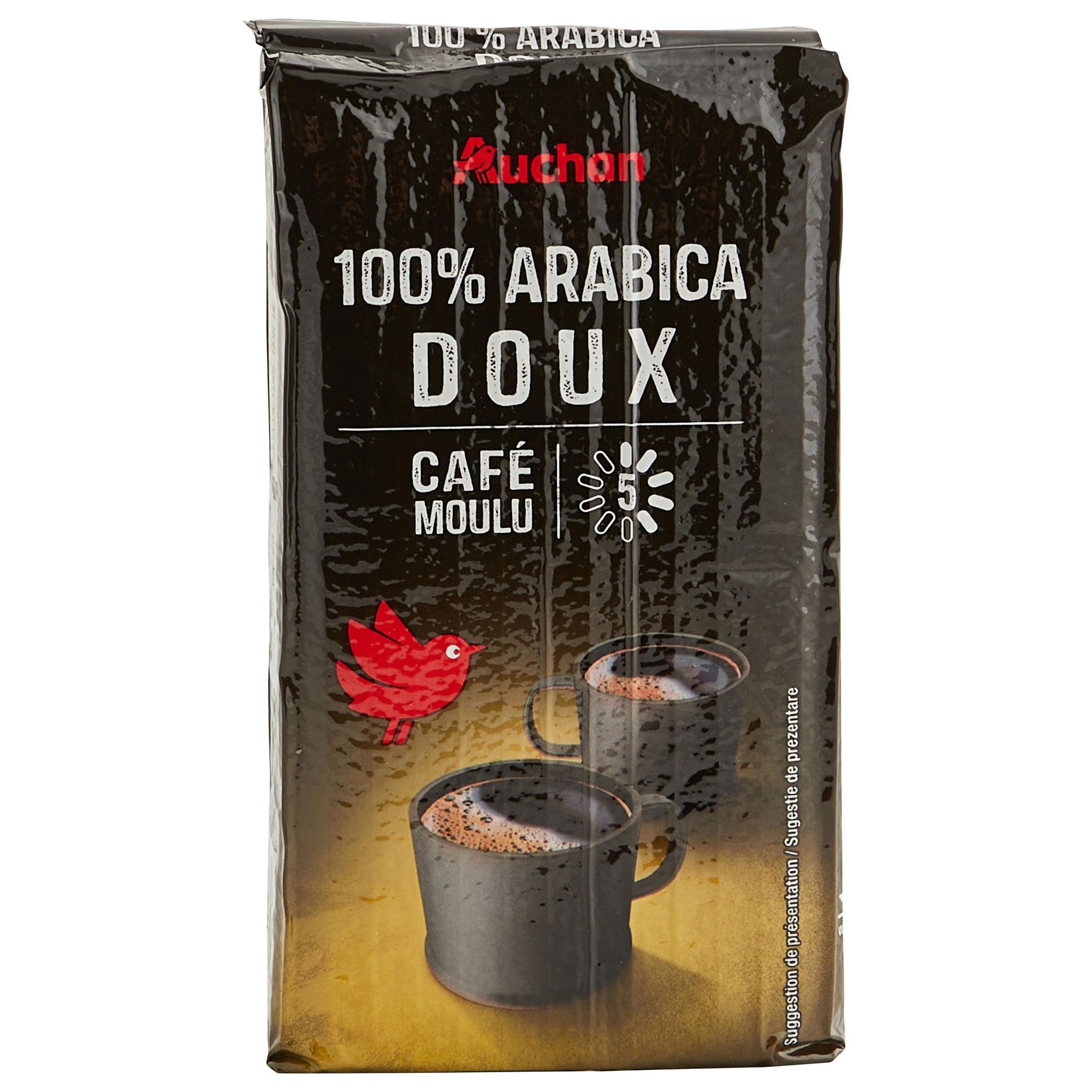 PROMO 1KG L'OR Café moulu doux intensité 5 - 100% arabica 4 x 250 g