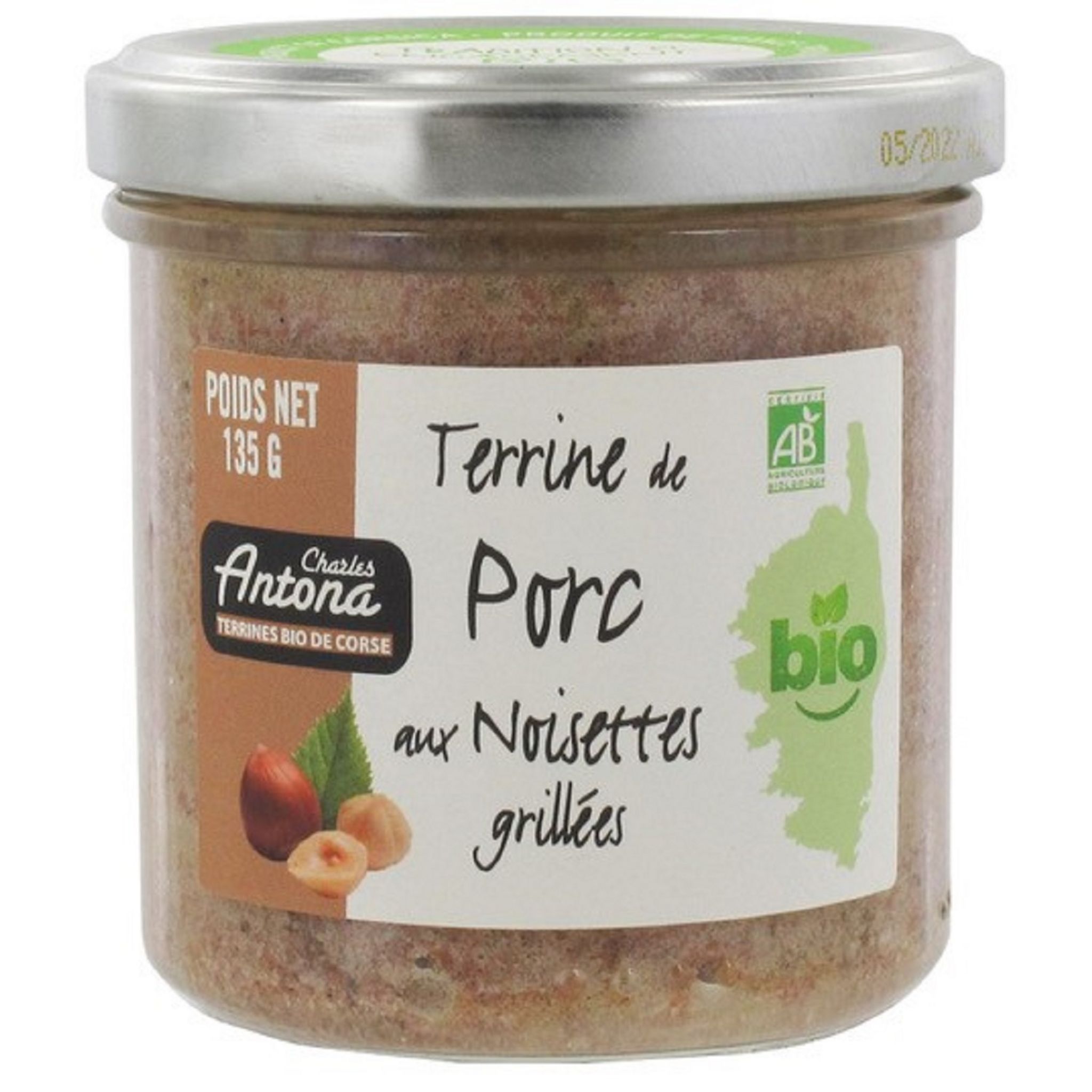 Pâté de porc aux noisettes