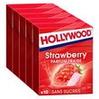 Hollywood HOLLYWOOD Chewing-gums sans sucres goût fraise