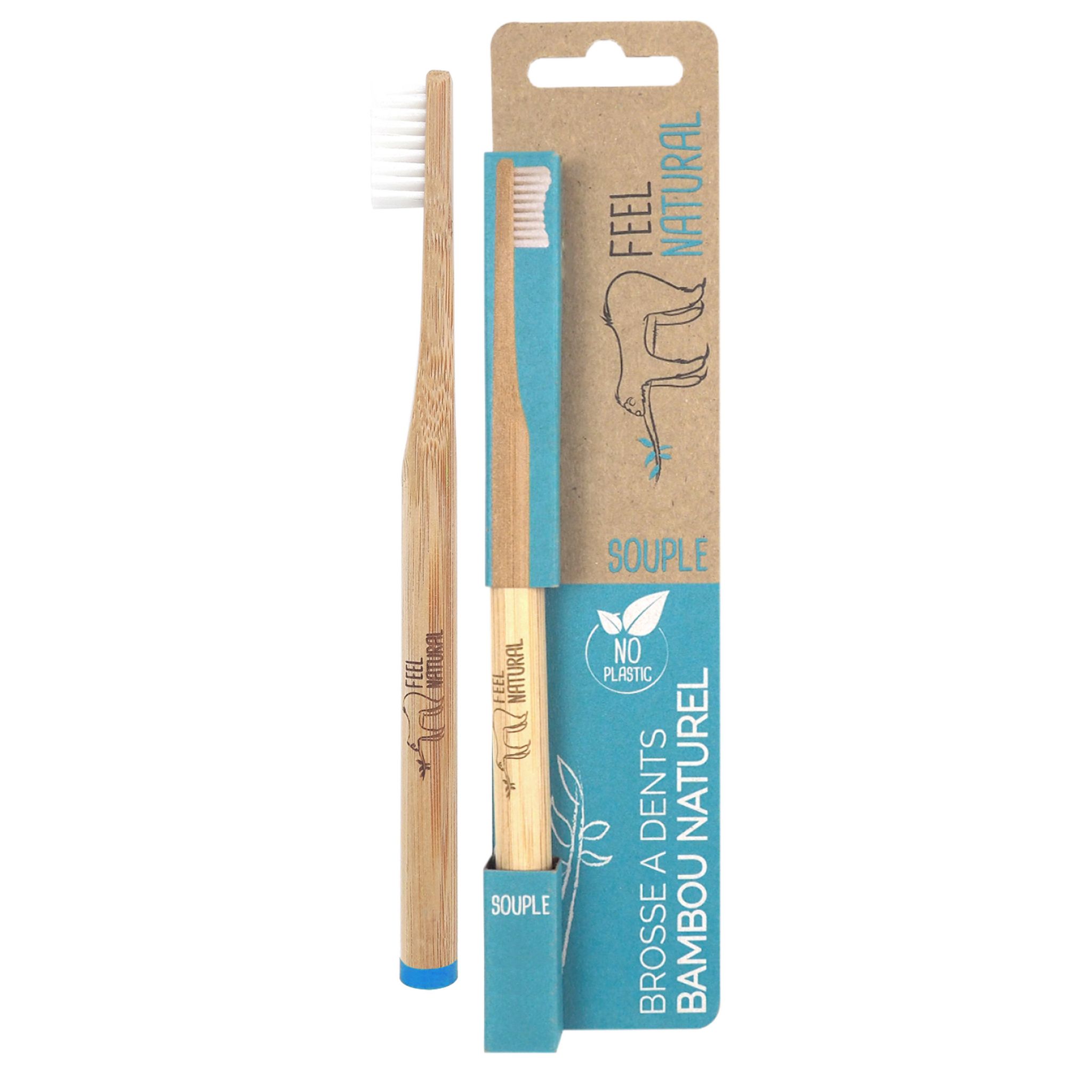 Brosse à dent en Bambou Naturel - Soul and Planet