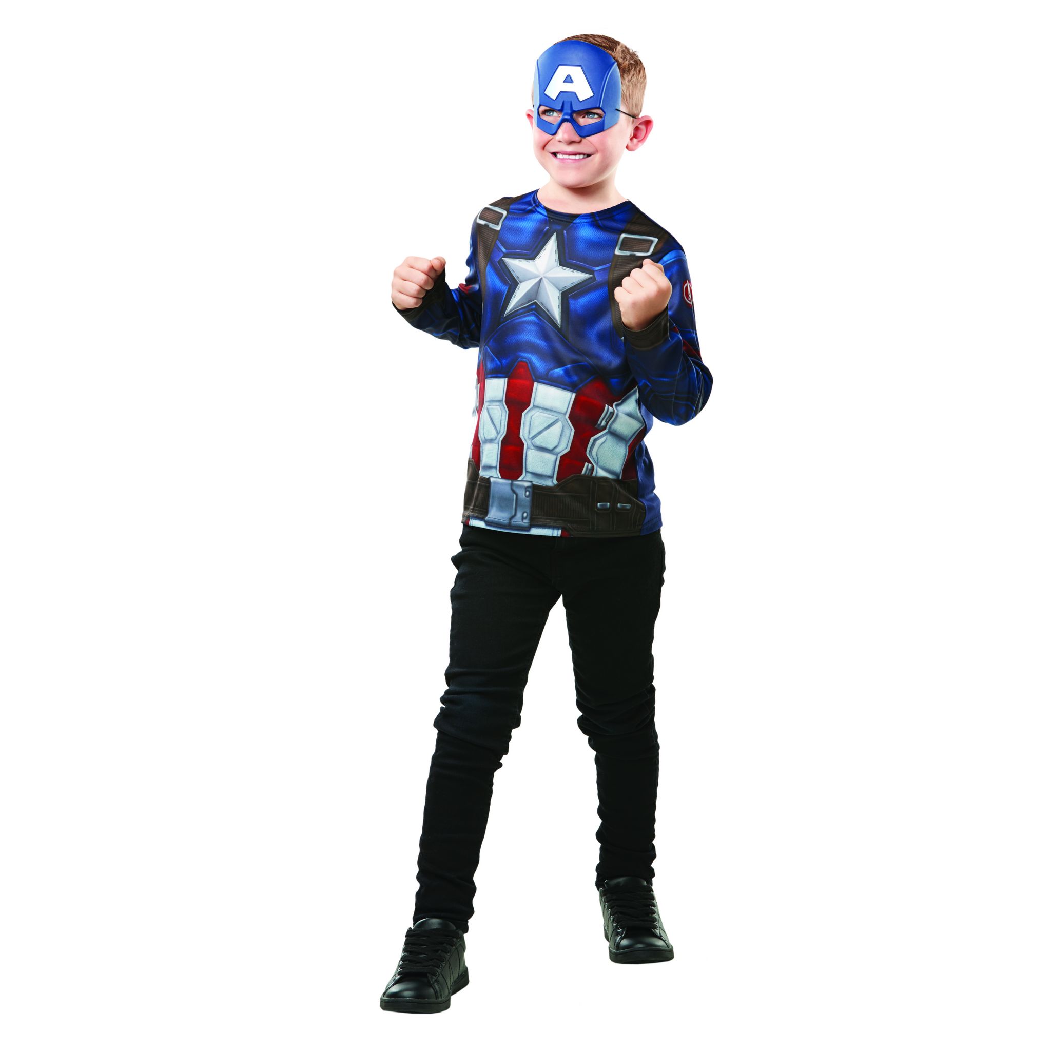 Déguisement Captain America (Avengers), taille: 5/6 ans - 5 ans