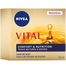 NIVEA Vital soin de nuit confort et nutrition peaux matures & sèches 50ml