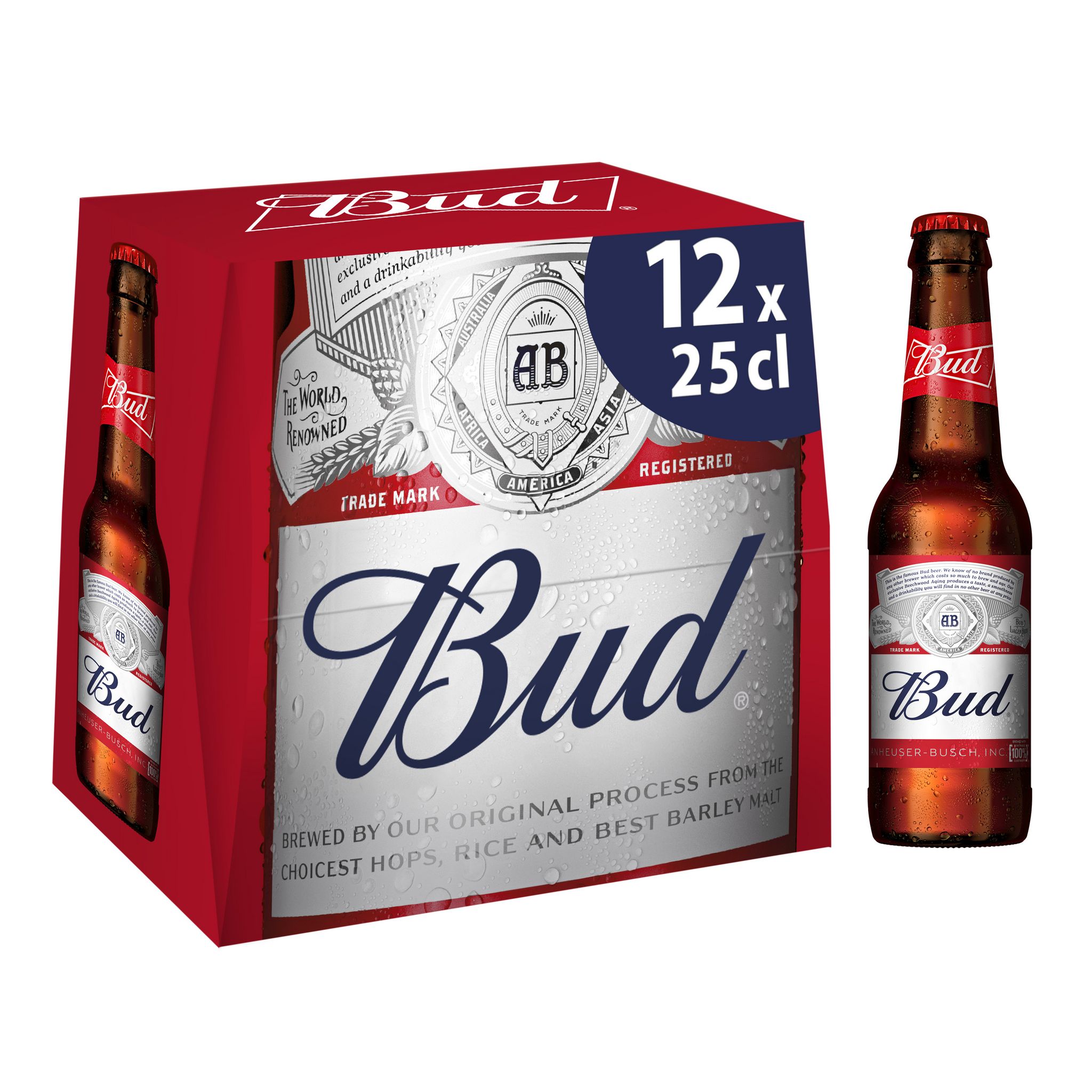 Bud - Bière Blonde américaine - 5% - Budweiser