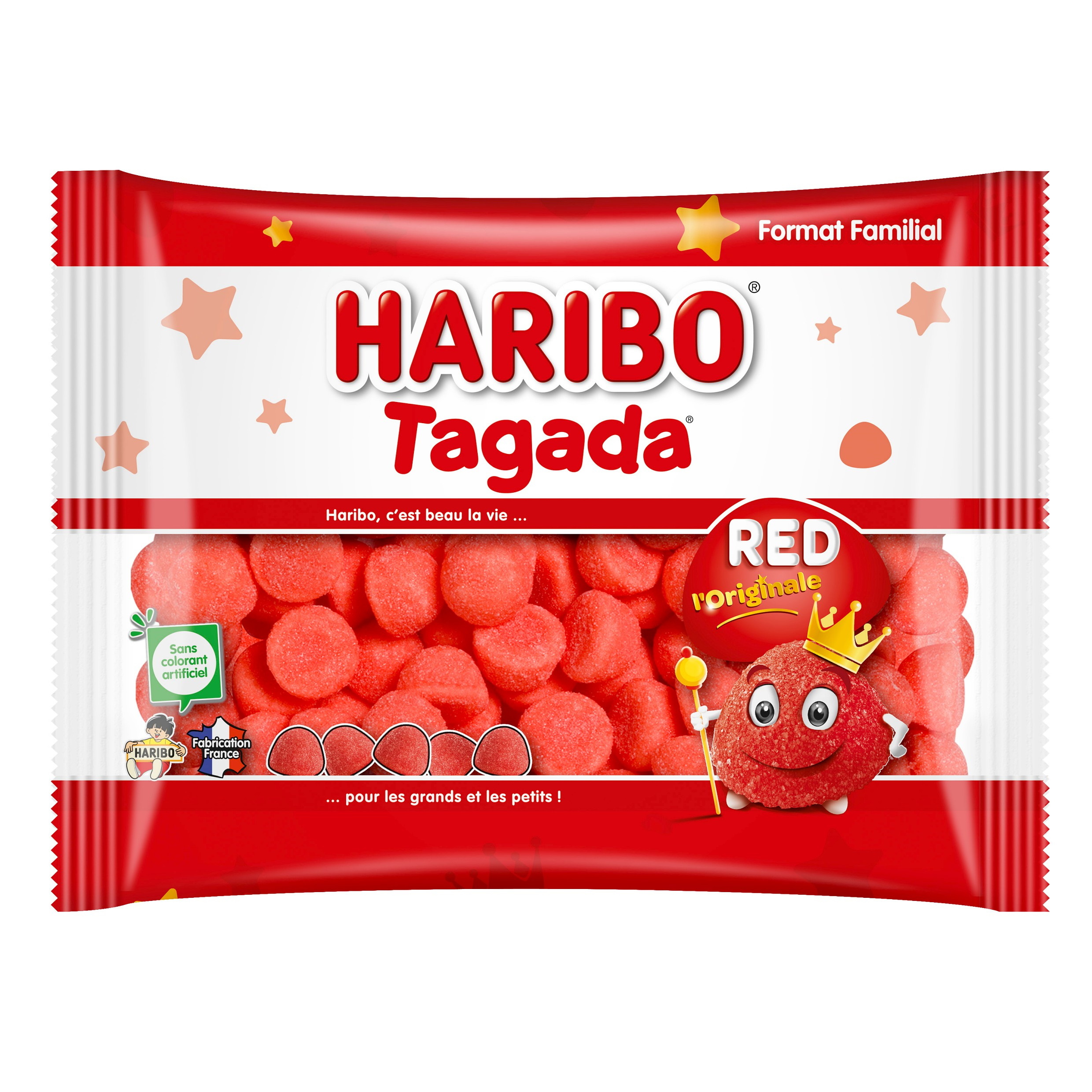 HARIBO Bonbons Tagada red l'original 400g pas cher 