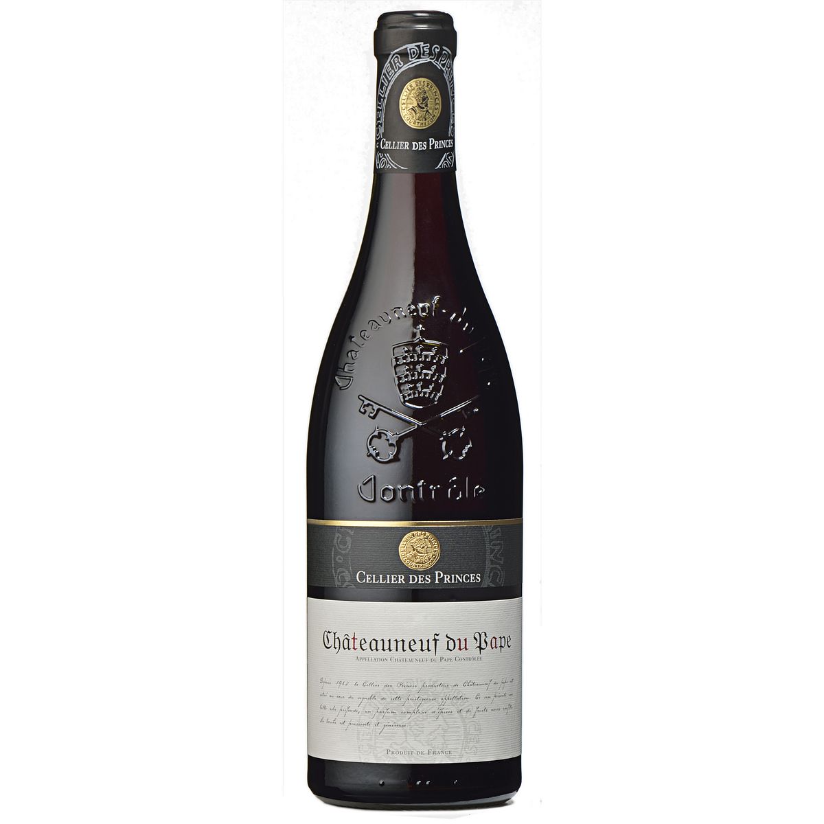 Vin rouge AOP Châteauneuf-du-Pape Cellier des Princes 75cl