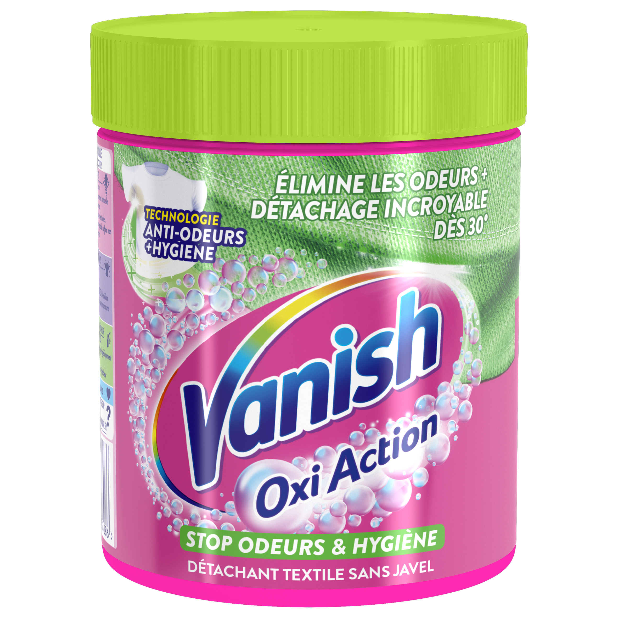 VANISH : Oxi Action - Détachant en poudre sans javel - chronodrive