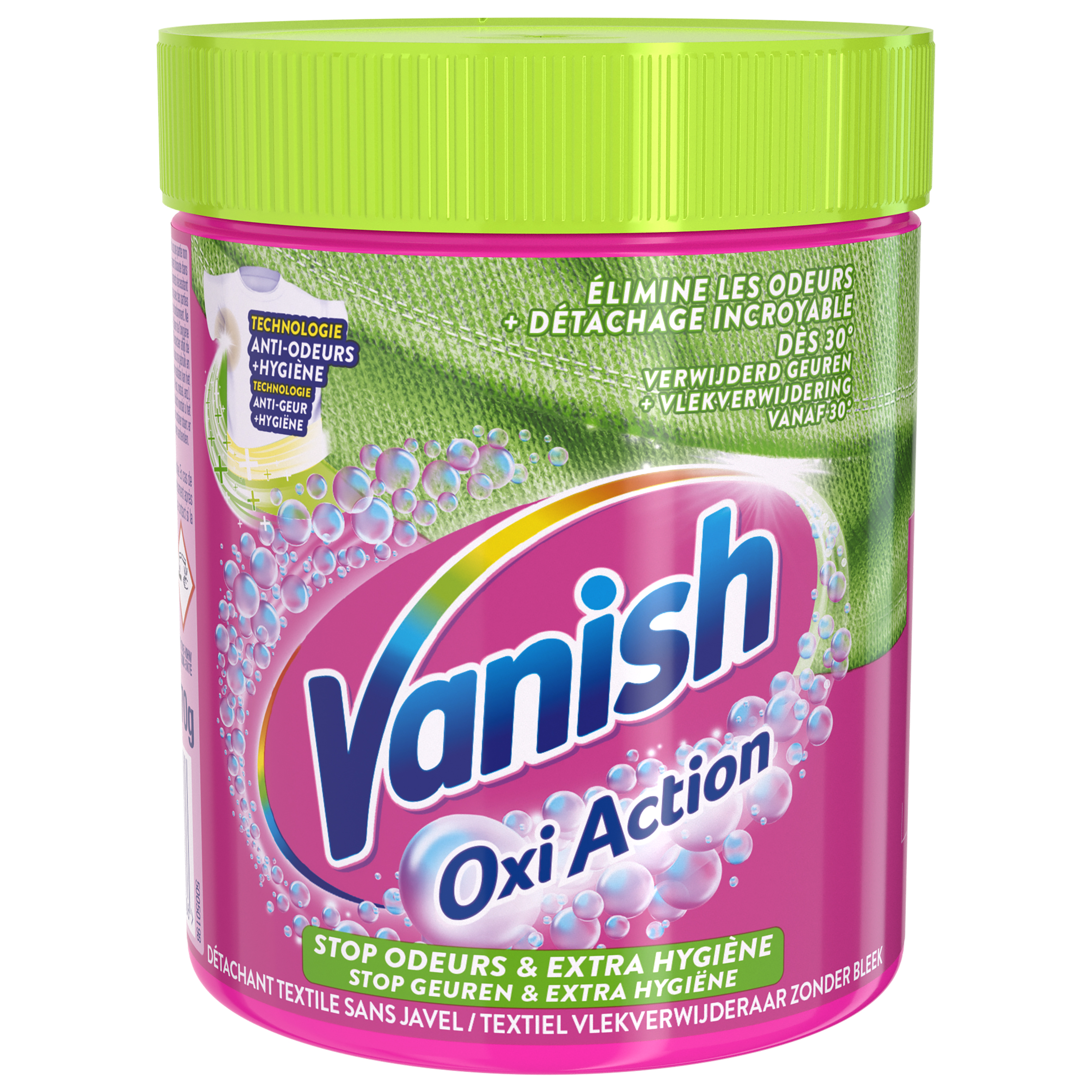 VANISH : Oxi Action - Détachant en poudre sans javel - chronodrive