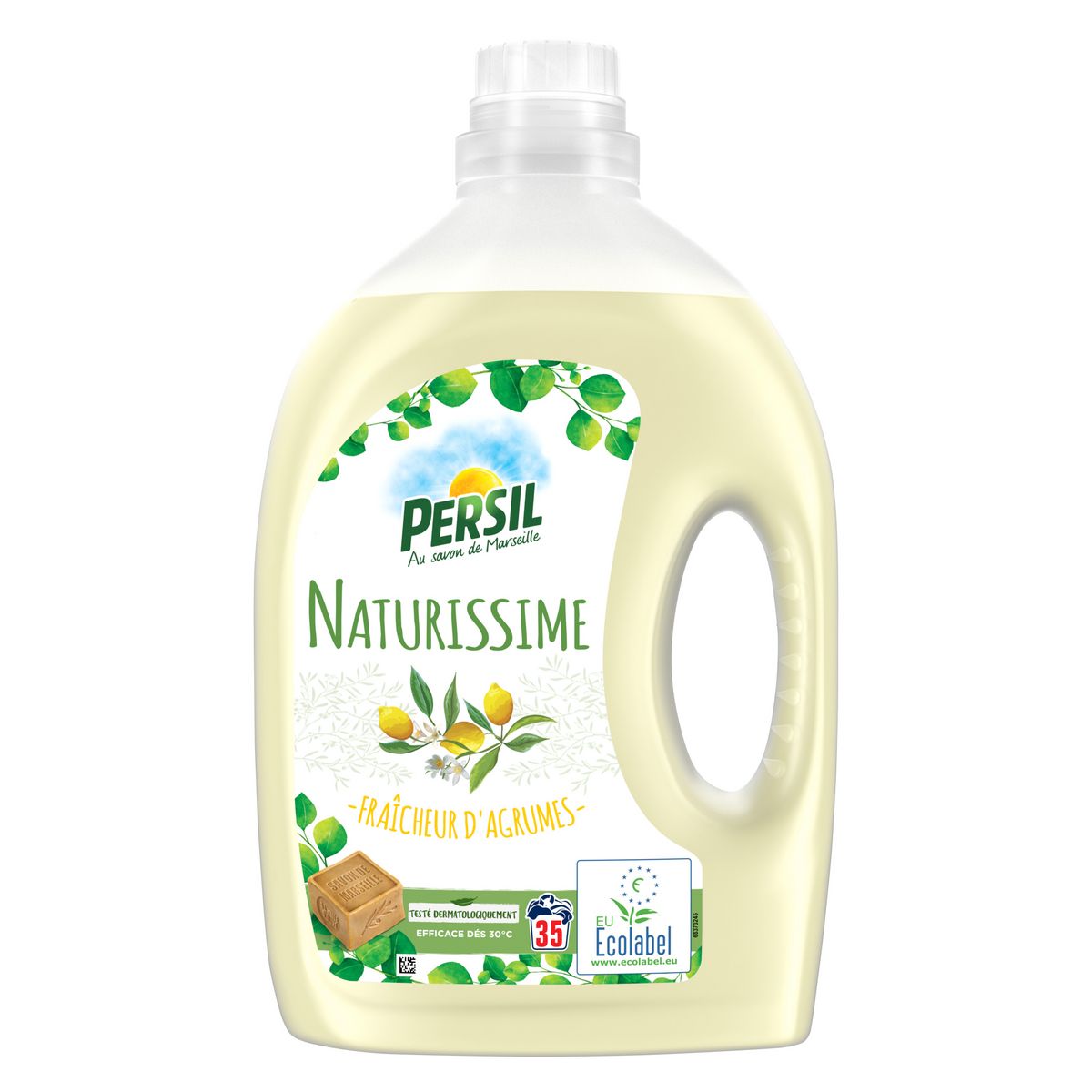 PERSIL Naturissime Lessive liquide fraîcheur d'agrumes 35 lavages 1,925l  pas cher 