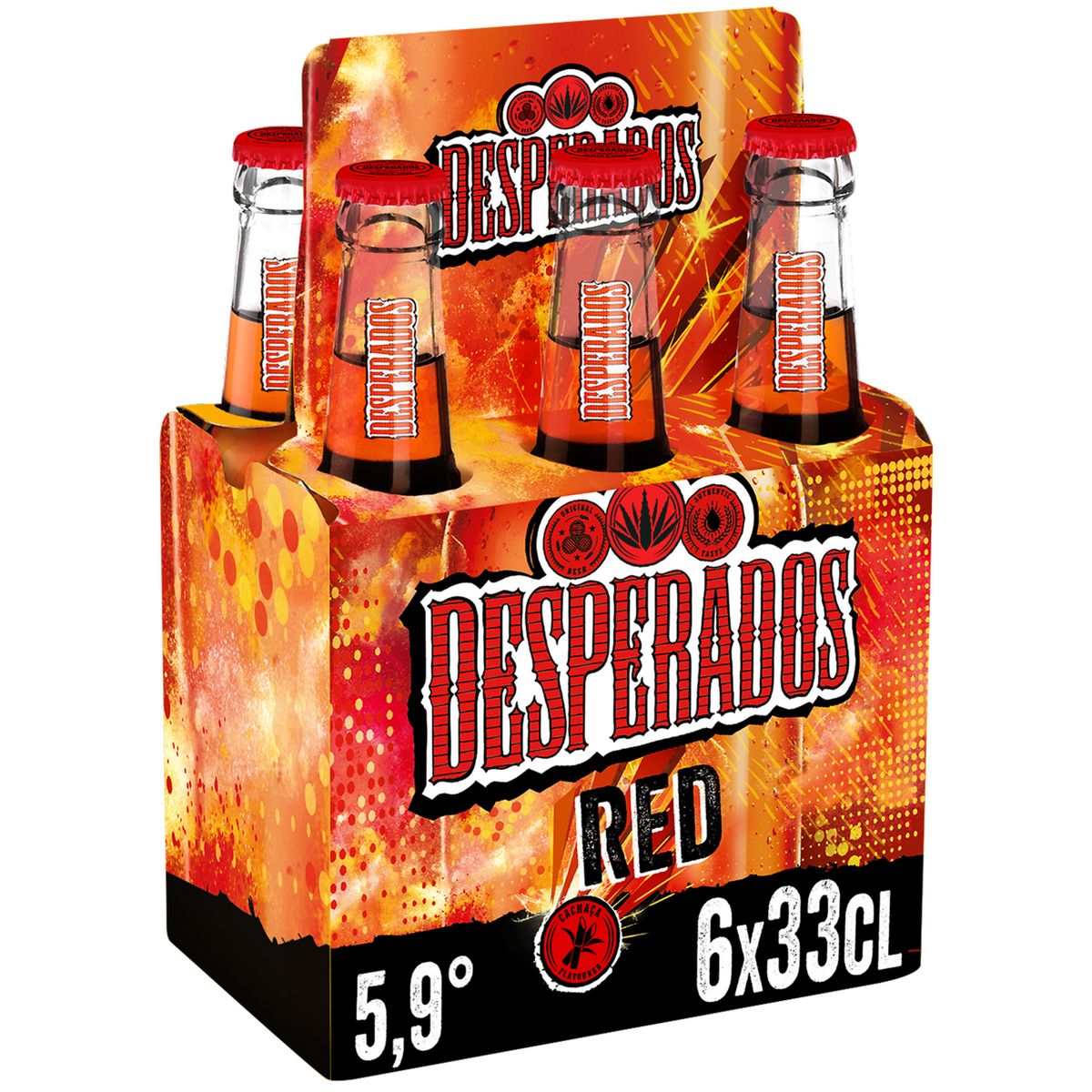 PUBLICITE ADVERTISING 094 2010 DESPERADOS RED bière TEQUILA GUARANA