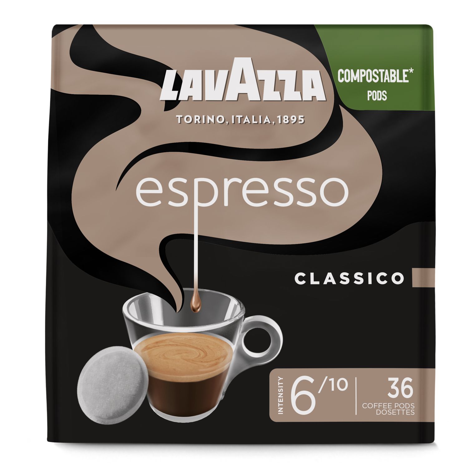 Café moulu espresso décaféiné Lavazza