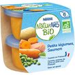 NESTLE Naturnes bol petits légumes bio au saumon dès 6 mois 2x190g