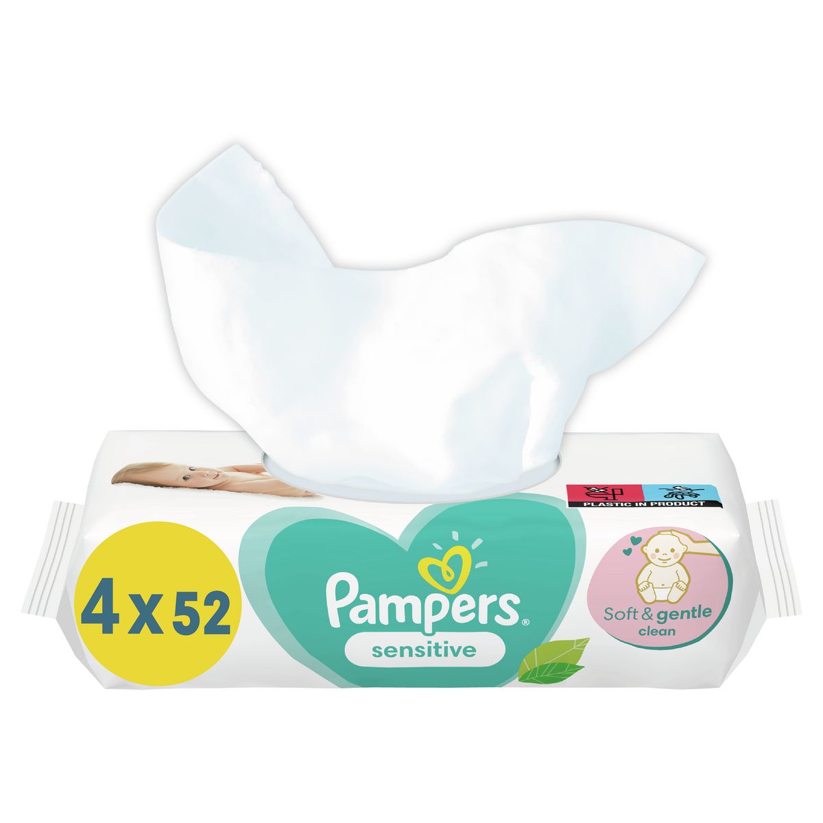 Pampers Lingettes pour bébés Baby-Clean, non parfumées, 1X boîte
