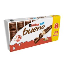KINDER Bueno Barres chocolatées 8x2 barres 340g