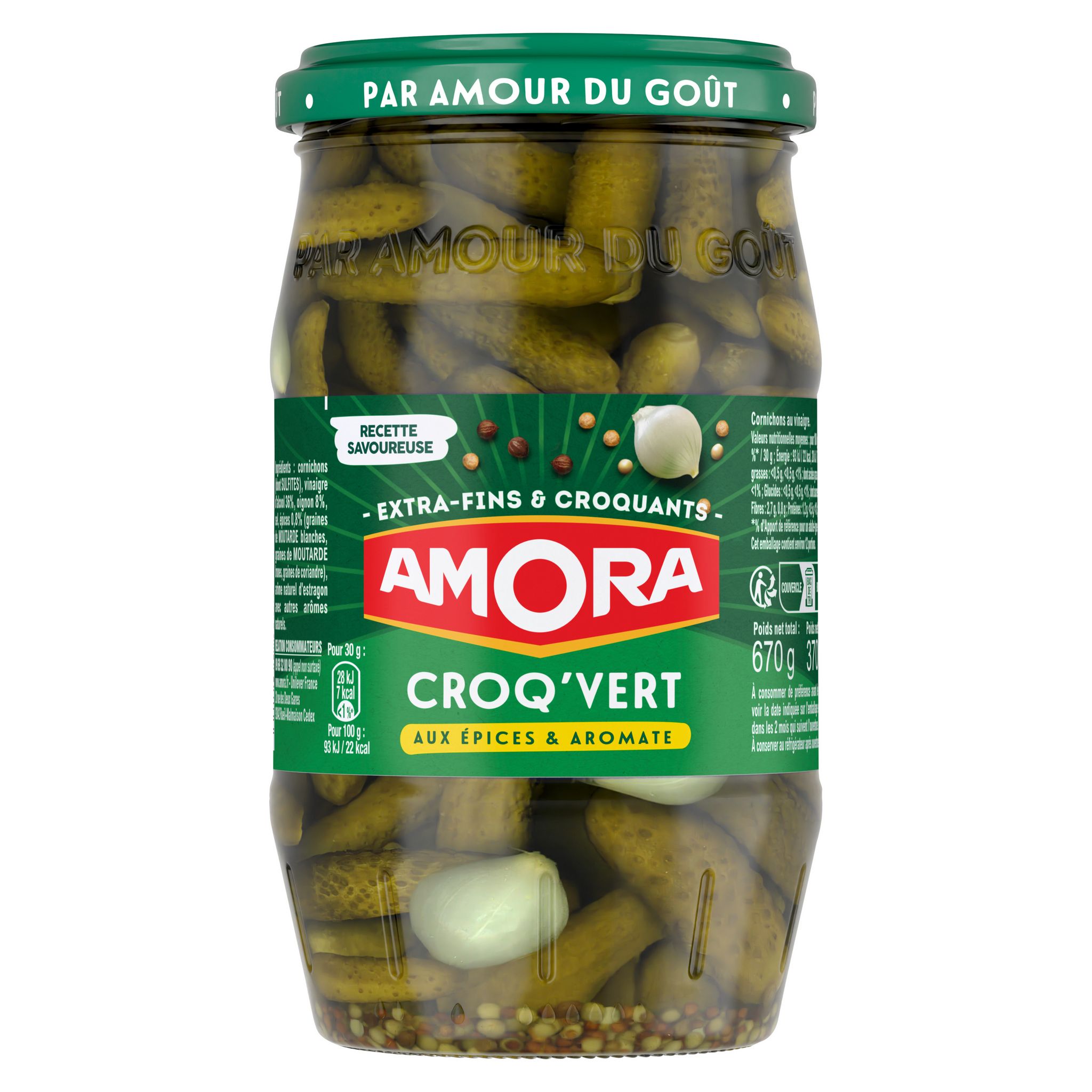 Maille - Cornichons Fins Bocal 300 g