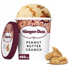 HAAGEN DAZS Crème glacée en pot beurre de cacahuète croquant 400g
