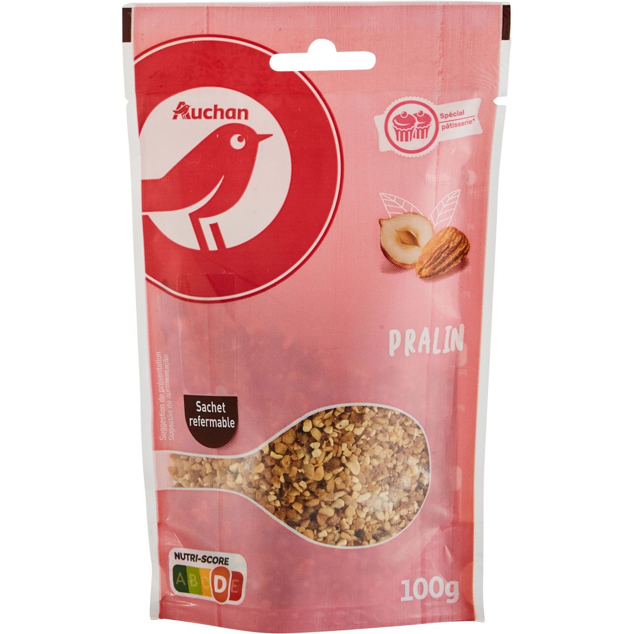 AUCHAN Pralin 100g pas cher 