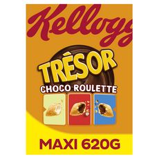 KELLOGG'S Céréales Trésor choco roulette 620g