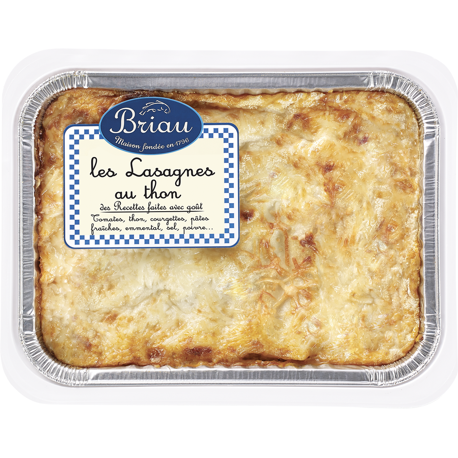 BRIAU Lasagnes au thon 850g pas cher 