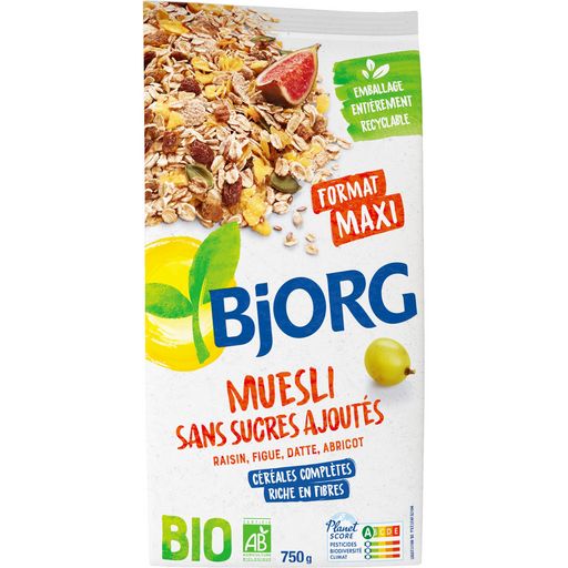 Bjorg Muesli sans sucres ajoutés, bio 