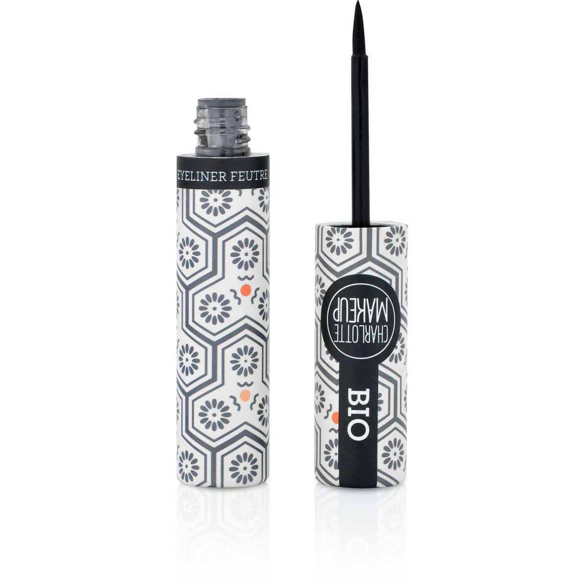 CHARLOTTE MAKE UP Bio crayon et liner pour les yeux noir 3ml