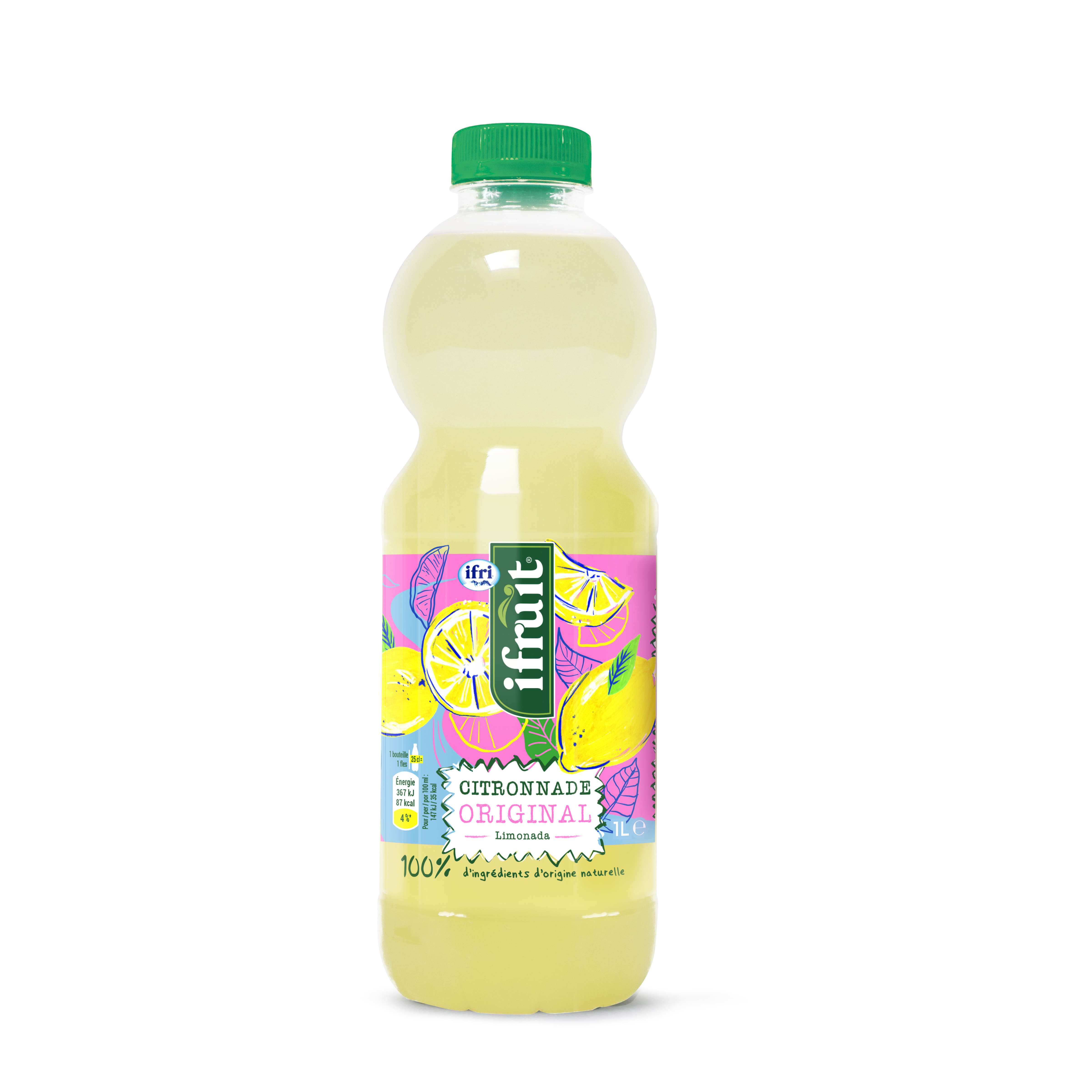 Pulco Citronnade 1L - À l'eau de source, sans colorant 