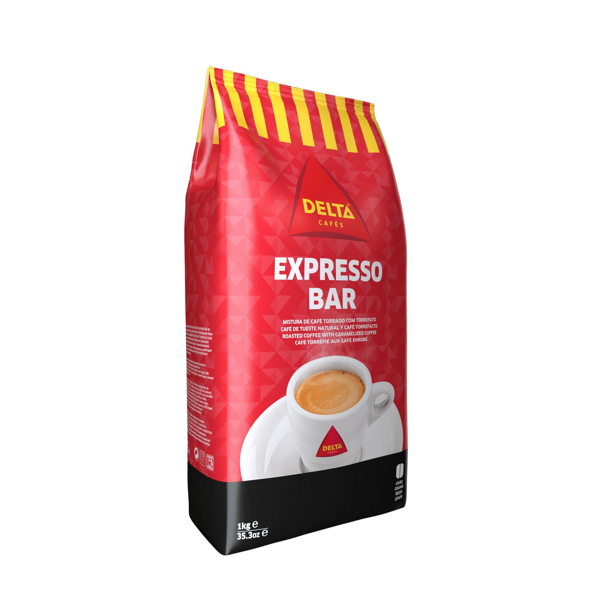 DELTA Café en grain expresso bar 1kg pas cher 