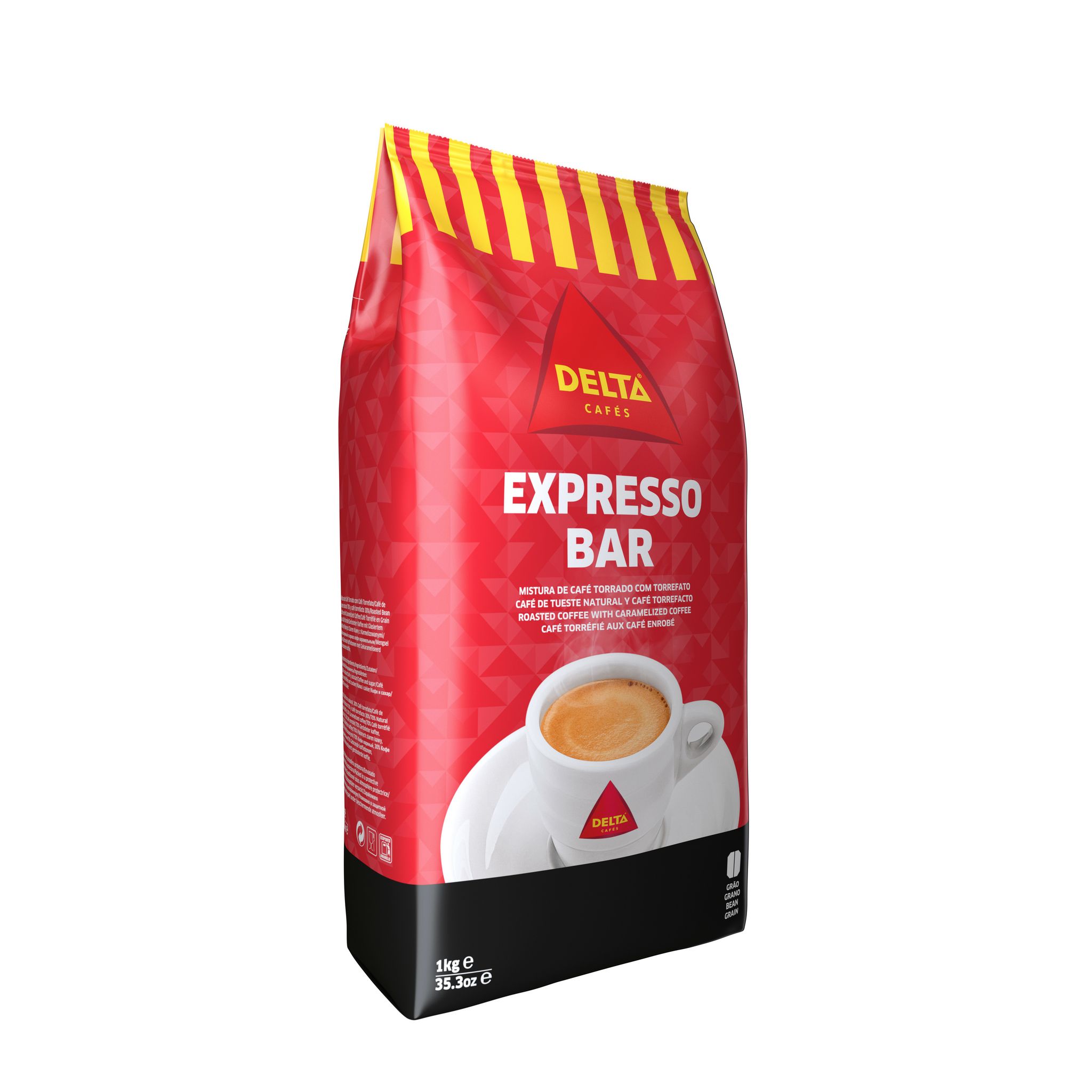 DELTA Café en grain expresso bar 1kg pas cher 