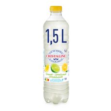 CRISTALINE Eau de source aromatisée jus de fruits goût citronnade 1,5l