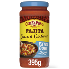 OLD EL PASO Sauce à cuisiner pour fajitas - extra doux 395g