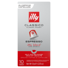 ILLY Café Espresso classique en capsule compatible Nespresso 10 capsules 57g