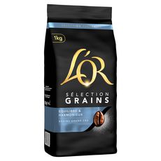 L'OR Café en grains sélection équilibré et harmonieux 1kg