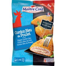 MAITRE COQ Cordon bleu au poulet 10 pièces 1kg