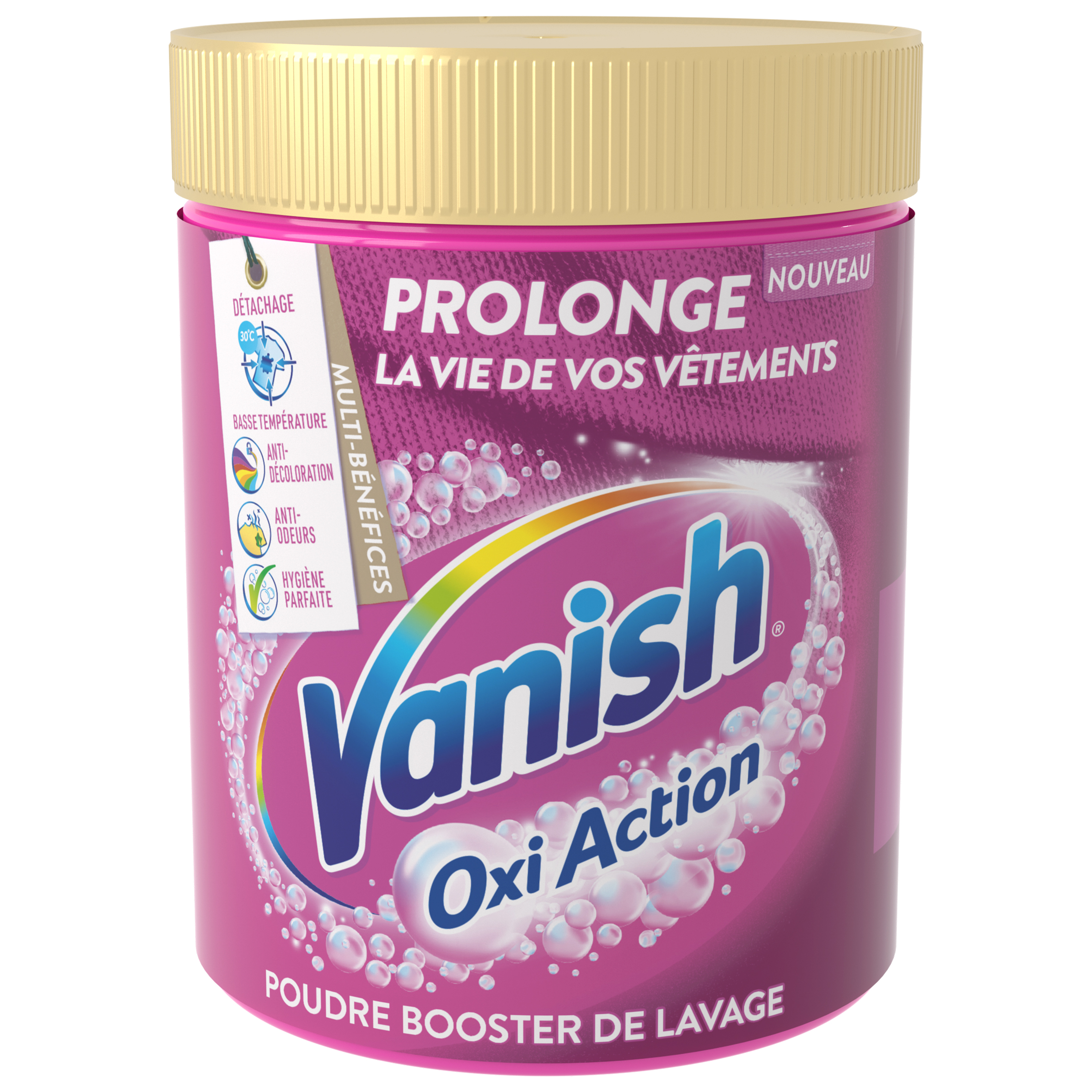 Vanish Oxi Action poudre blanchissante détachante