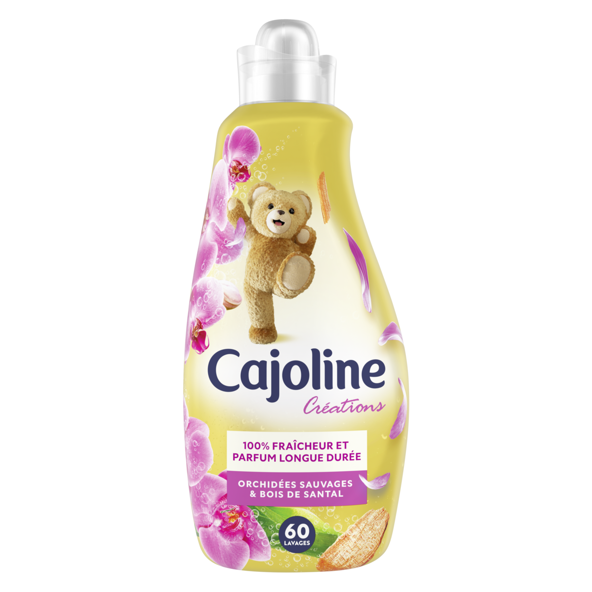 CAJOLINE Assouplissant orchidées sauvages & bois de santal 60