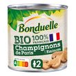 BONDUELLE Champignons de Paris émincés 100% français bio 230g