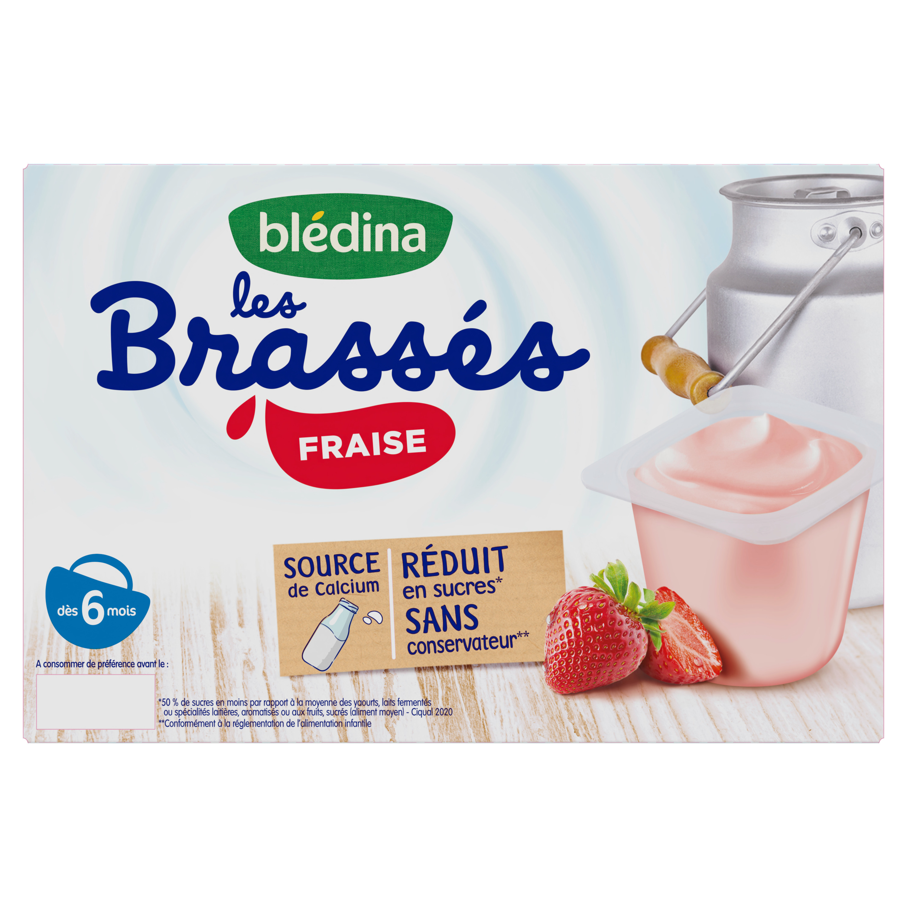 Mini Lactés Fraises et Poires - Dessert Lacté Bébé dès 6 mois