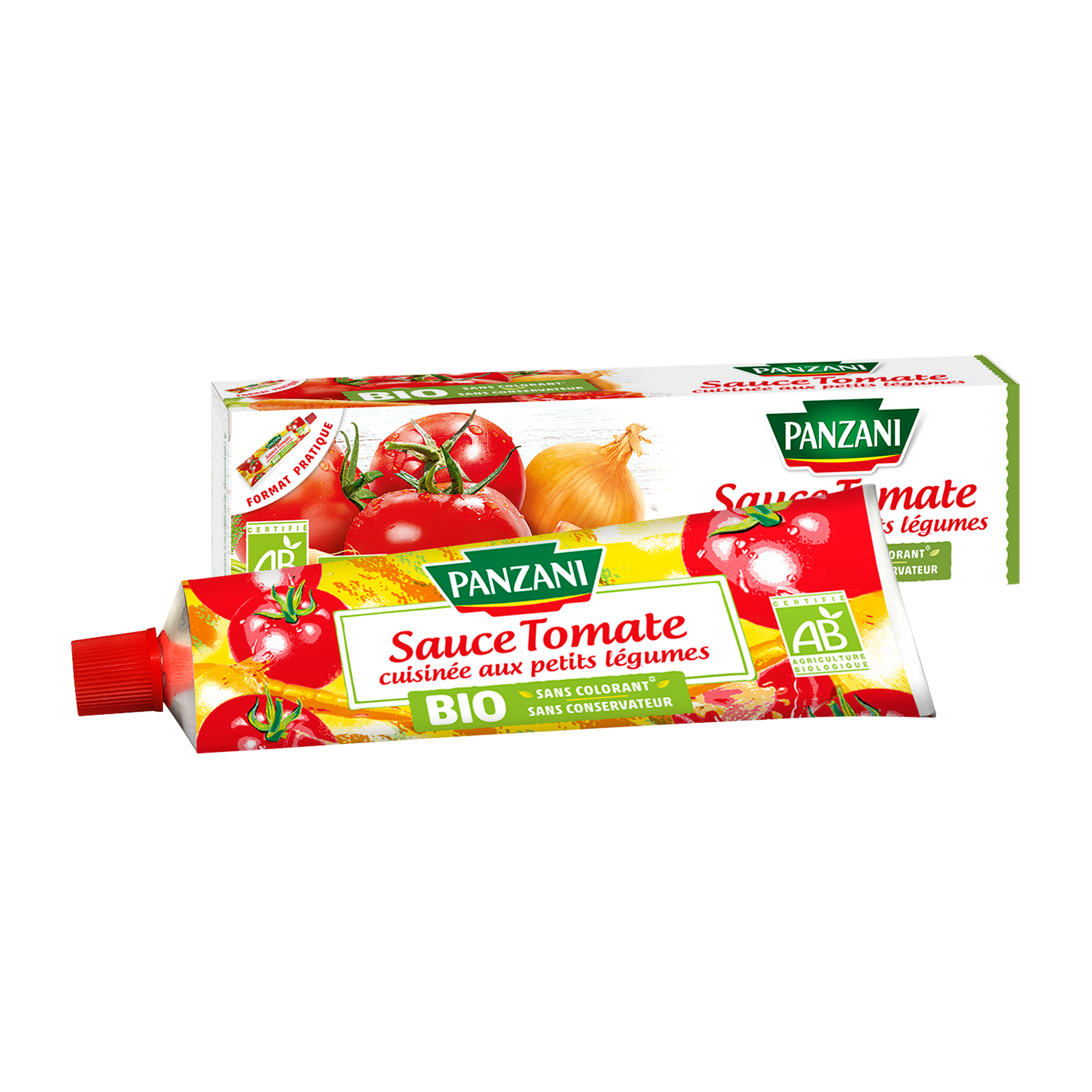 SAUCE TOMATE TUBE PETITS LÉGUMES PANZANI 180G - Drive Z'eclerc