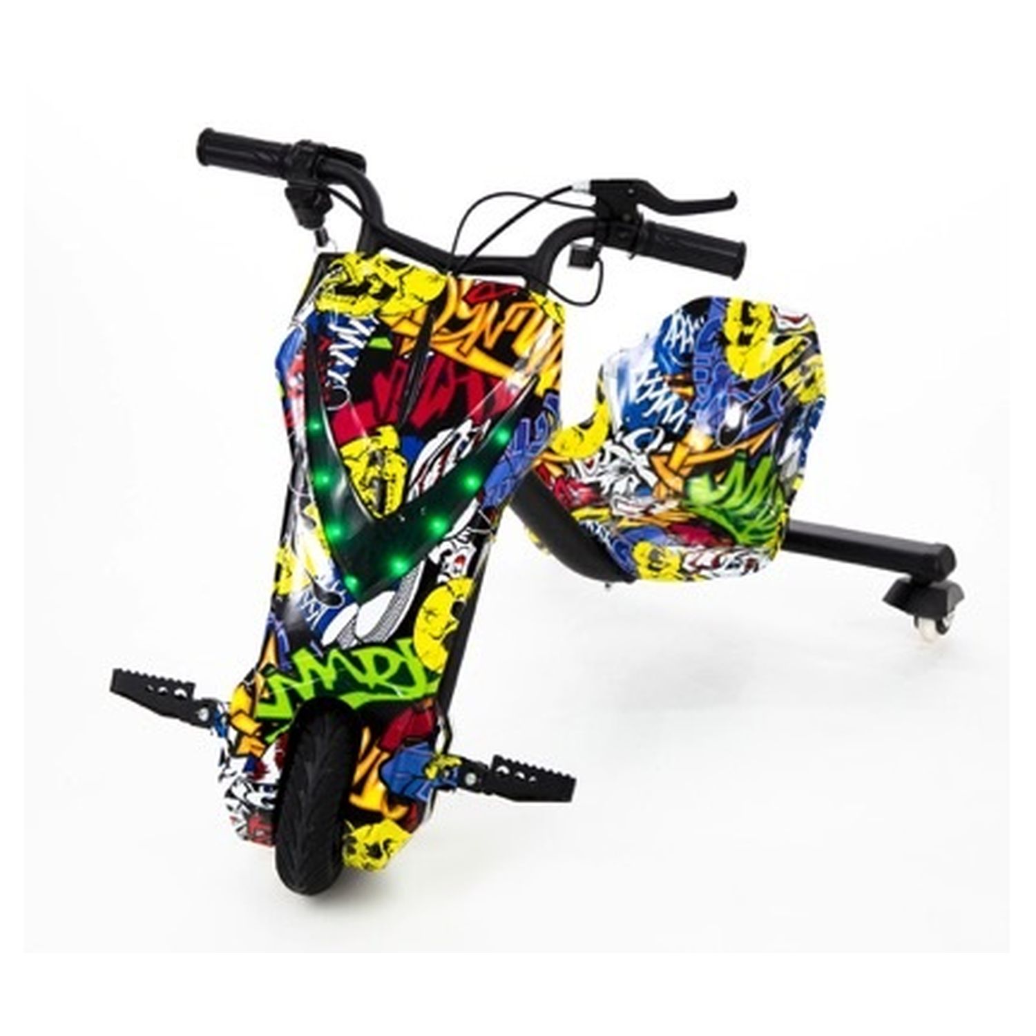 MOOVWAY Tricycle lectrique enfant Drifting Go Kart Graffitti