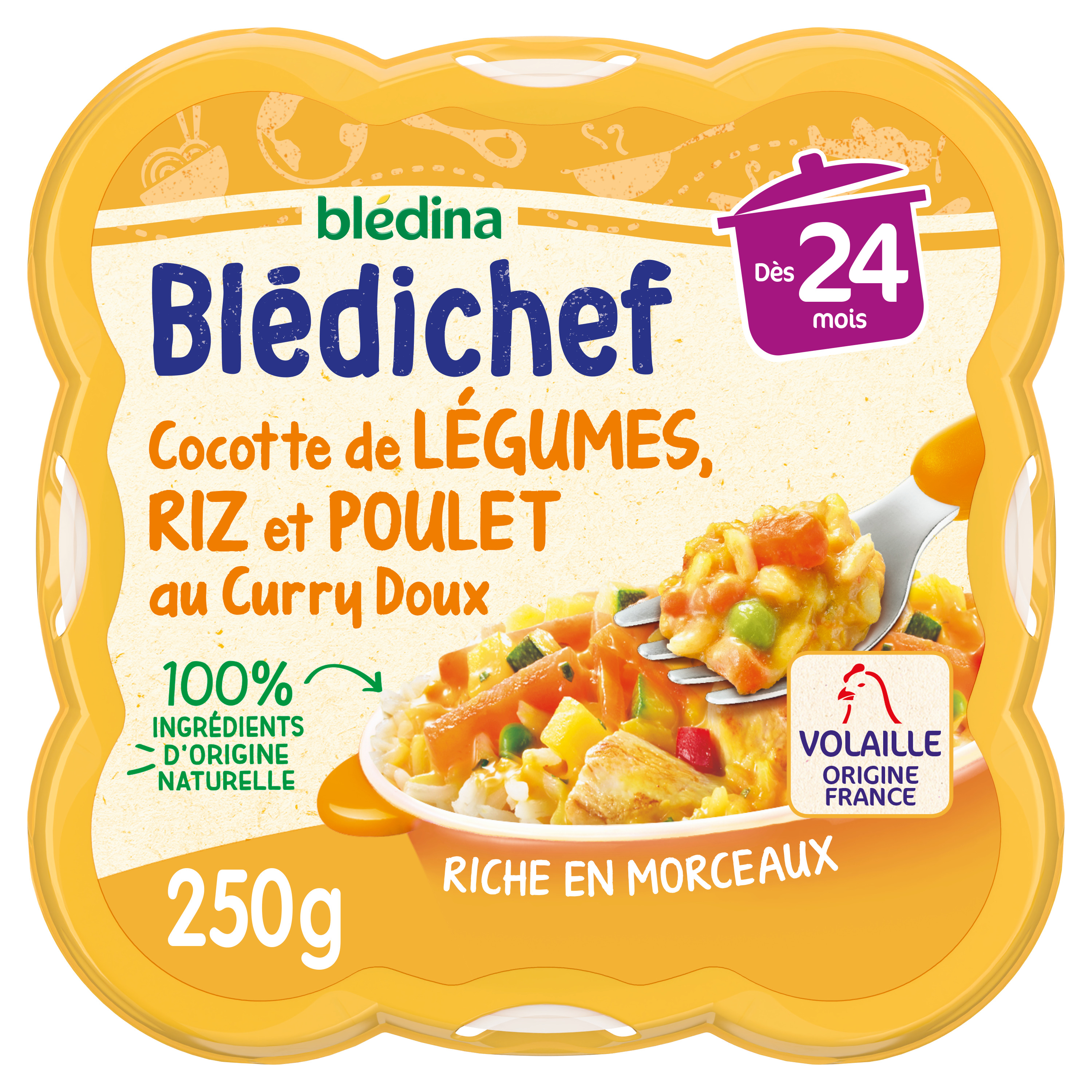 Repas bébé Blédichef 12 mois Pdt céleri saumon -230g, acheter en ligne