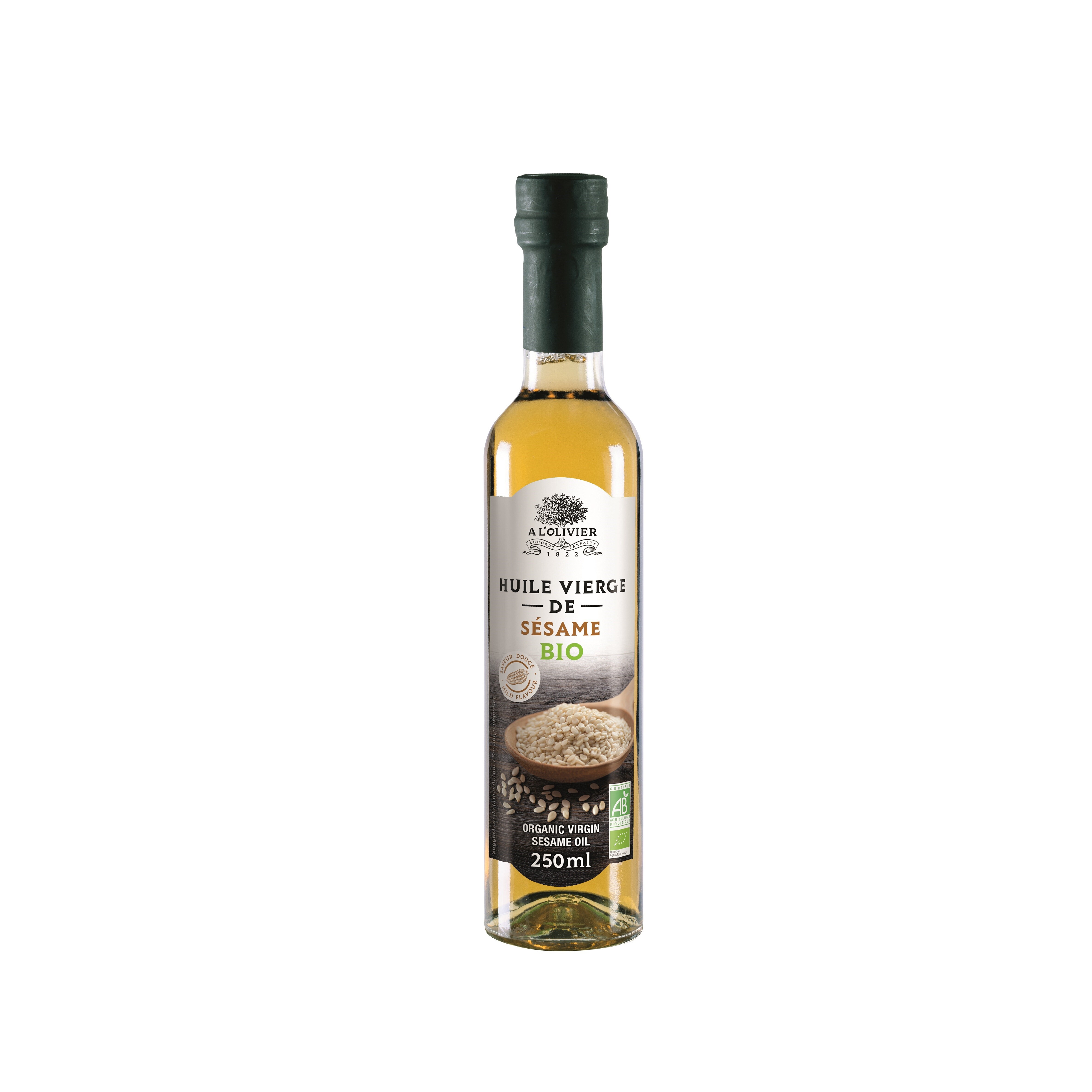 Huile vierge de sésame grillé bio - 25 cl - BIO VILLAGE au