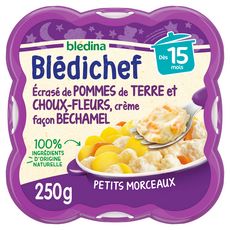 BLEDINA Blédichef assiette choux-fleurs et pommes de terre dès 15 mois 250g