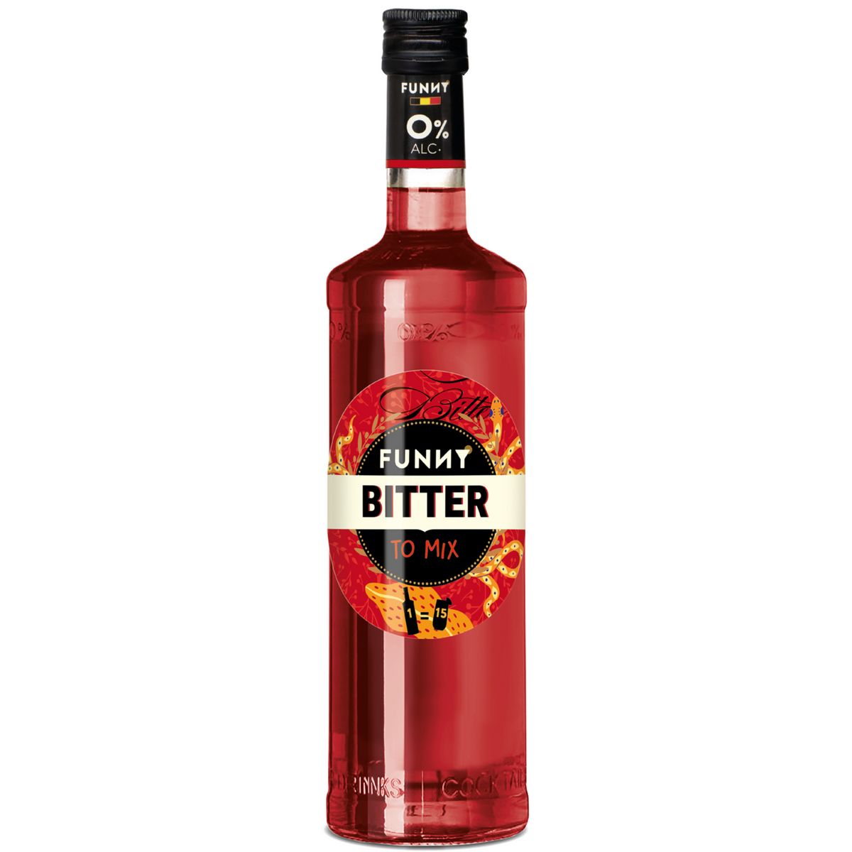 FUNNY Apéritif bitter aromatisé sans alcool 70cl