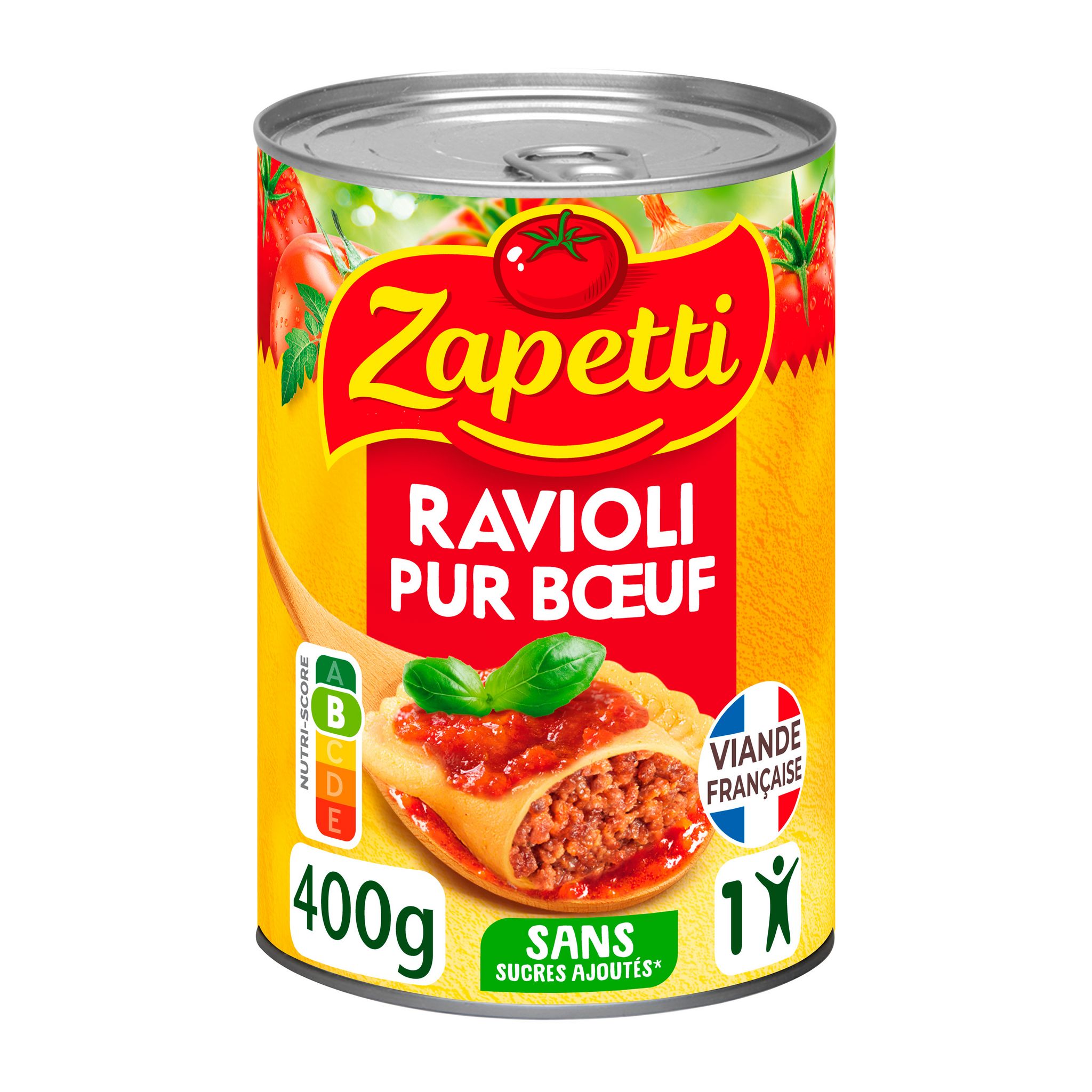 Ravioli Pur boeuf de Zapetti : avis et tests - Conserves - Plats