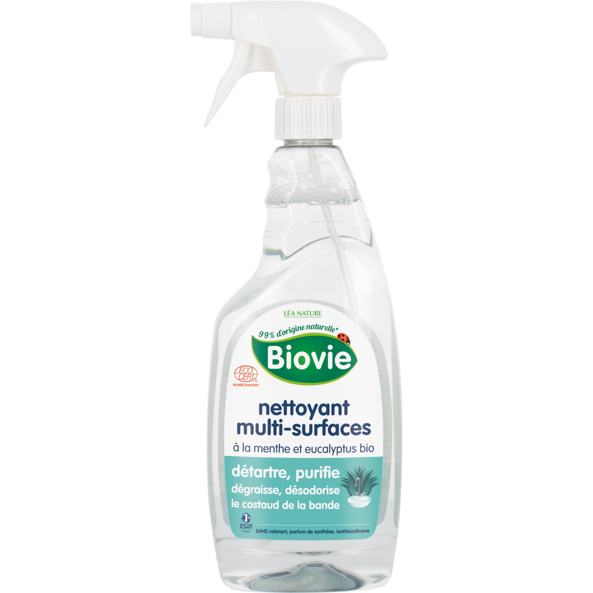 AUCHAN Spray nettoyant désinfectant multi-surfaces à l'eucalyptus 75cl pas  cher 