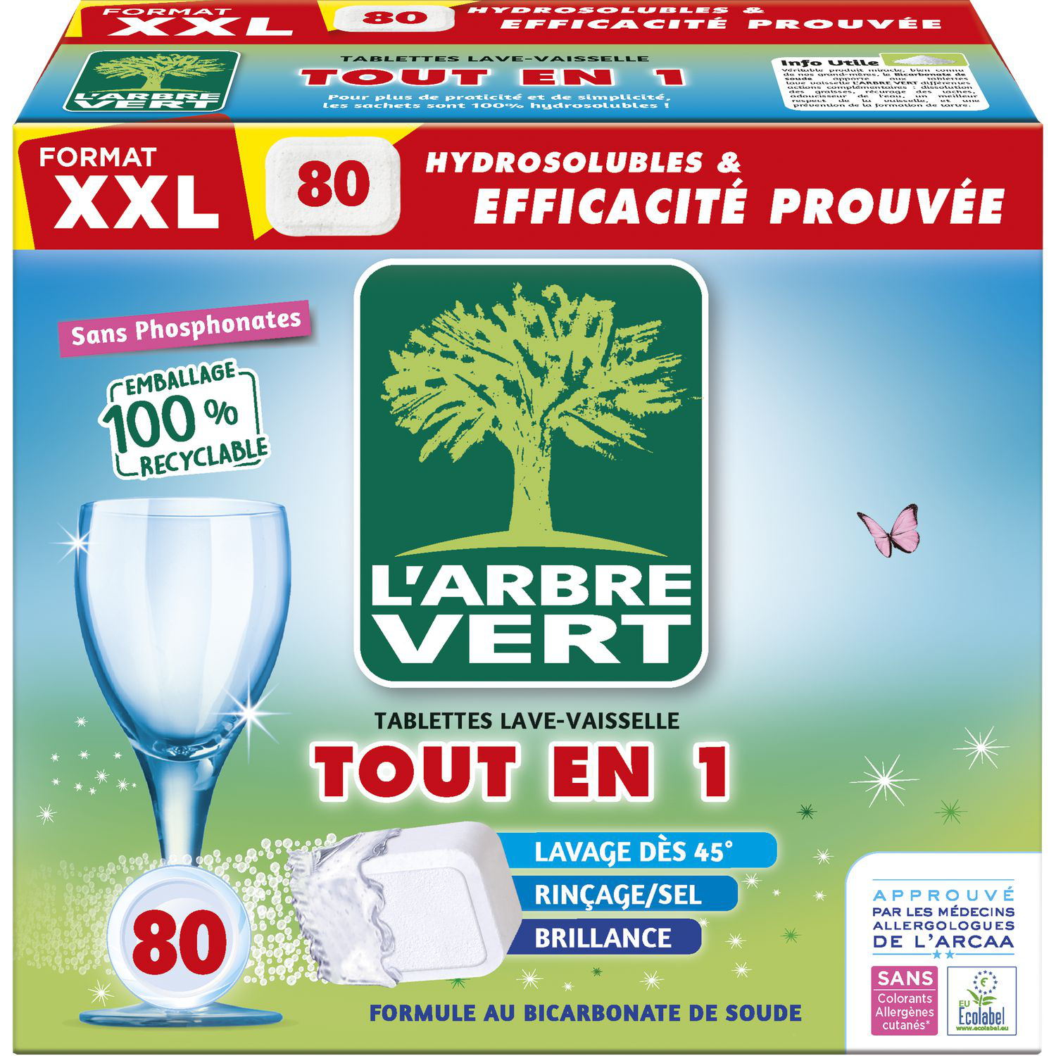 Détergent pour lave-vaisselle tout-en-un en pastilles